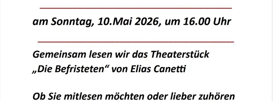 Bruchhausener Lesetheater in der Marienwallfahrtskirche St. Johannes-Baptist