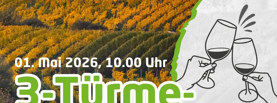 3-Türme Wanderung am 1. Mai - TV Nierstein freut sich auf die Wanderer am Wartturm