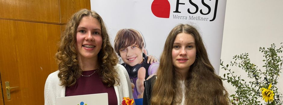 Larissa Müller und Emily Schwarz absolvierten Freiwilliges Soziales Schuljahr