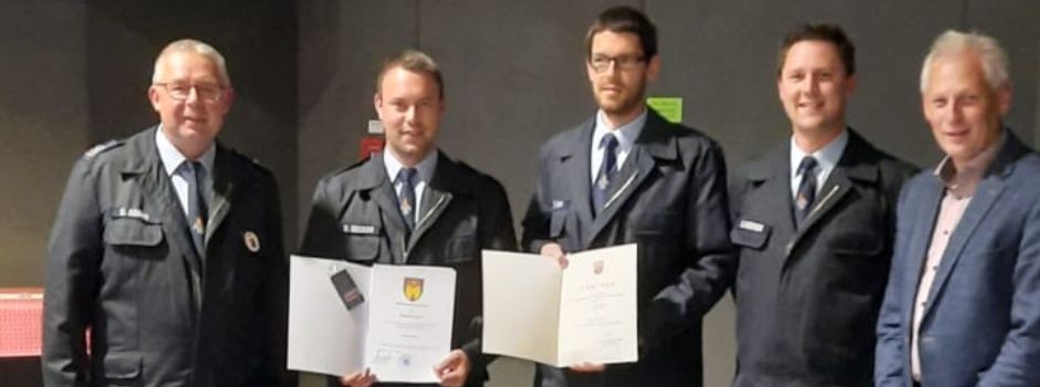 Ehrungen der Feuerwehr