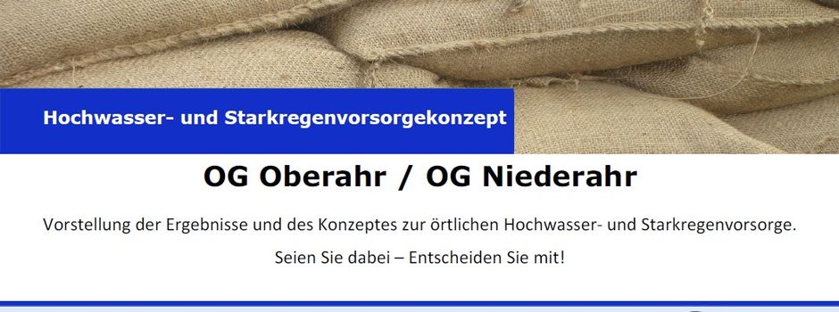Hochwasser und Starkregenvorsorge
