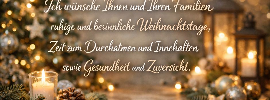 Weihnachtsgrüße des Bürgermeisters