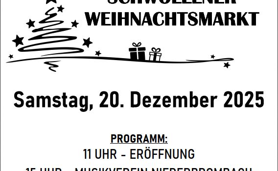 Schwollener Weihnachtsmarkt am 20.12.2025
