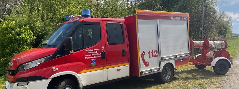 Feuerwehr Engelschoff übt in Burg