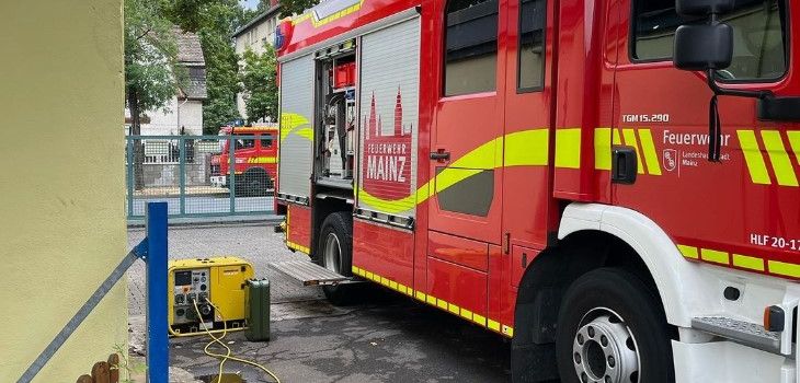 Kleintierhaus Mainz überschwemmt