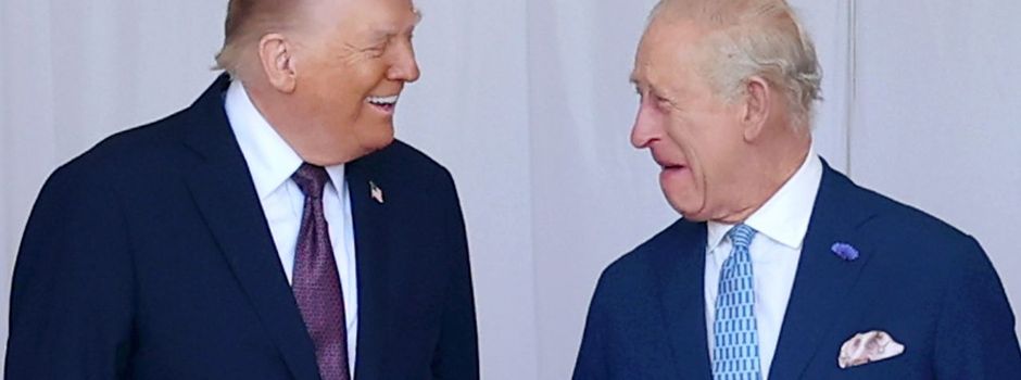 Trump beim König: Kate bekommt Kompliment - Proteste draußen