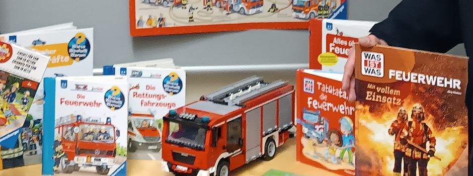 Förderverein der Freiwilligen Feuerwehr unterstützt die Gemeindebücherei
