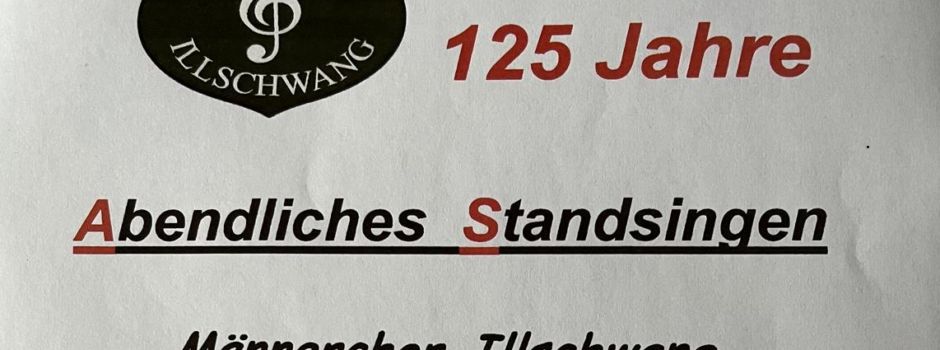 Abendliches Standsingen am 25.04.2026, ab 18:00 Uhr in der Pfarrkirche Illschwang