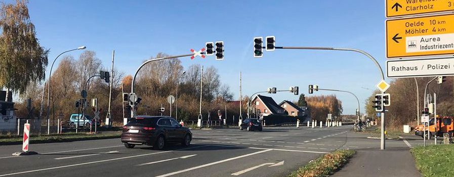 Wieder halbseitige Sperrung der B64