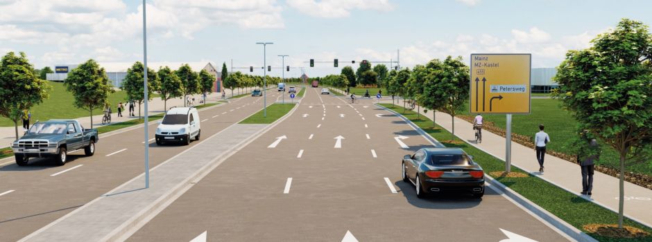 Umfangreiche Bauarbeiten in Wiesbadener Boelckestraße