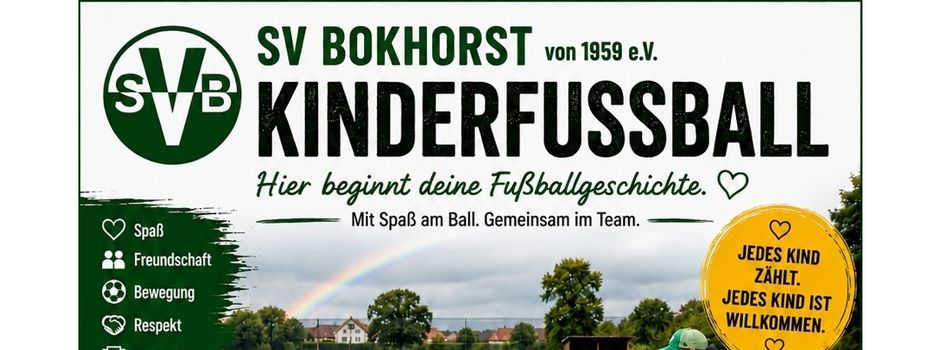Kinderfußball beim SV Bokhorst: Spaß und Teamgeist im Mittelpunkt
