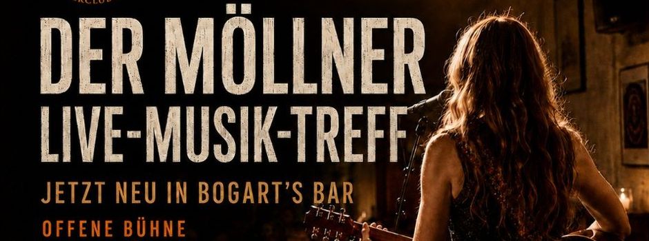 10.09.2026: NEU in Bogart's Bar: Möllner Live-Musik-Treff (Offene Bühne)