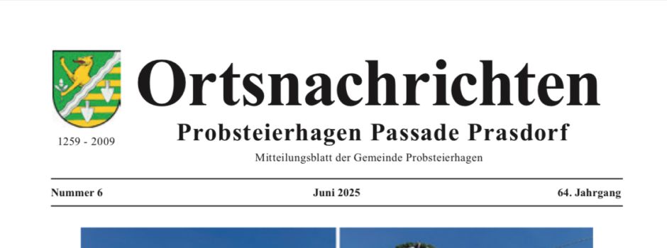 Ortsnachrichten Juni 2025