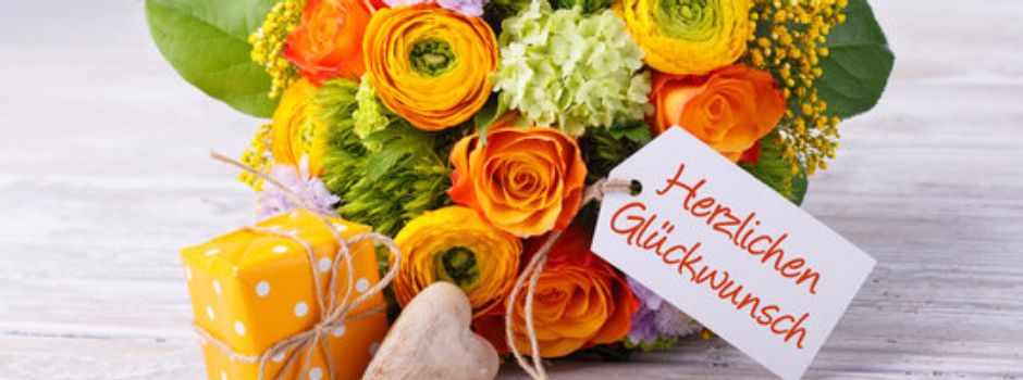 Herzlichen Glückwunsch zum Geburtstag