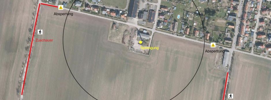 Wichtige Infos zur morgigen Sprengung