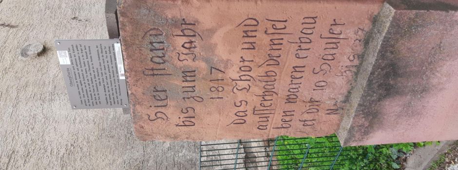 Historische Beschilderung & Infostelen