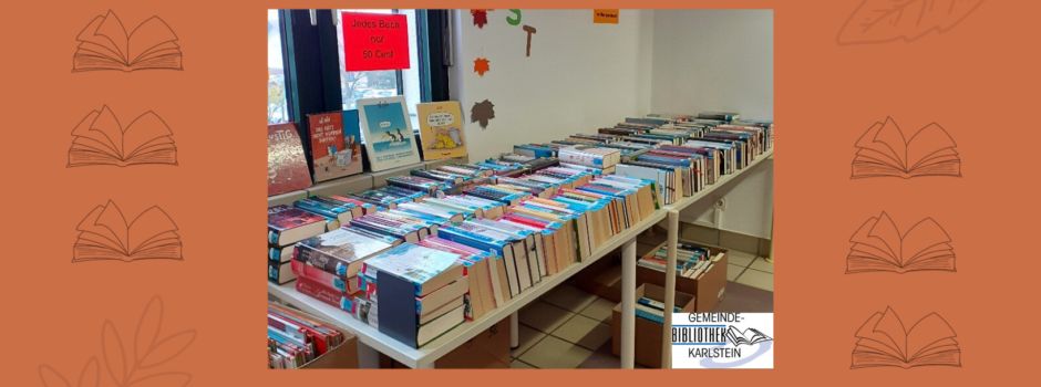 Bücherflohmarkt am 04. & 05.11.