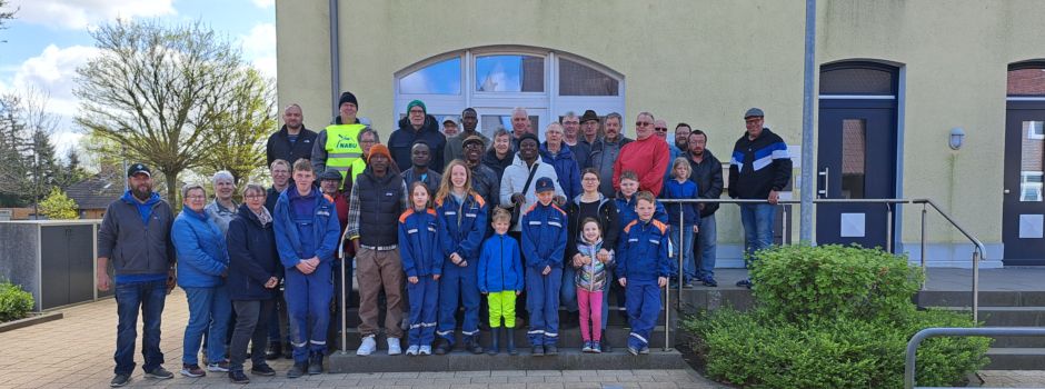 Große Beteiligung - aber nur wenig Müll - beim Dorfputz in Neuenkirchen