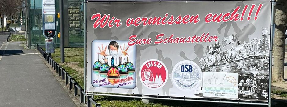 Rührende Botschaft: Mainzer Schausteller vermissen Gäste