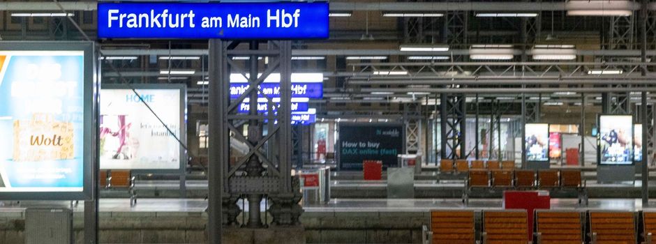 Bahnstreik läuft - Nur jeder fünfte Fernzug unterwegs