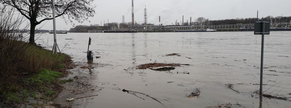 Hochwasser in Niederkassel