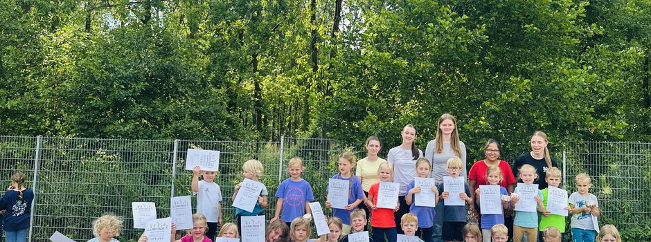 Mehr als 50 Kinder absolvierten das Mini-Sportabzeichen