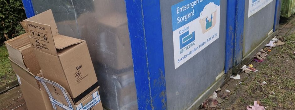Sauberkeit an den Papiercontainerplätzen – Ein Appell an alle Bürger