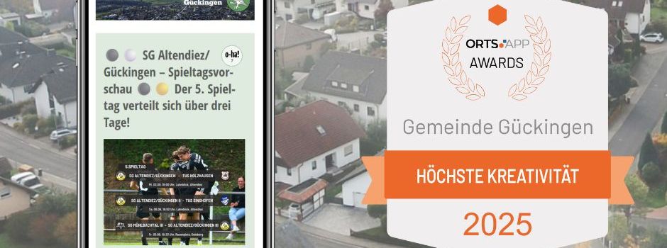 Orts.App-Award für Gückingen 