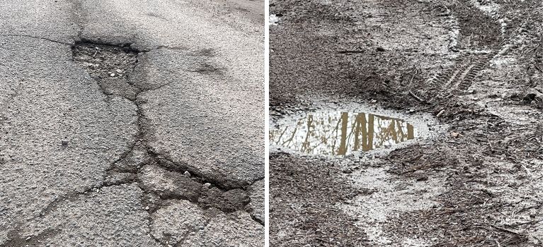 Zustand der Straßen und Wege