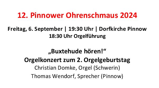 12. Pinnower Ohrenschmaus 2024