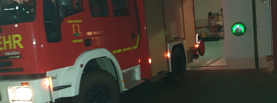 Abendliche Kontrollfahrt von Feuerwehr und Ordnungsamt