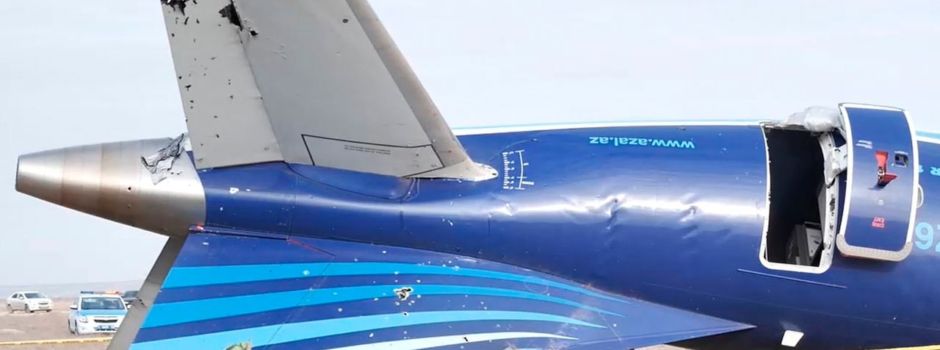 Baku geht von russischem Treffer auf Flugzeug aus