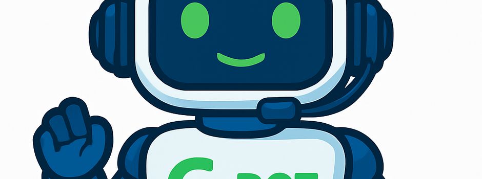 Dürfen wir vorstellen? Das ist unser neuer  "G-Bot" 