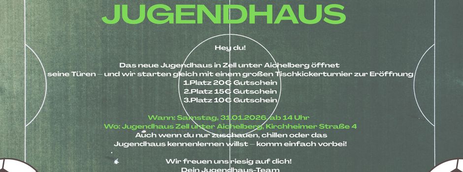 Eröffnung des neuen Jugendhauses