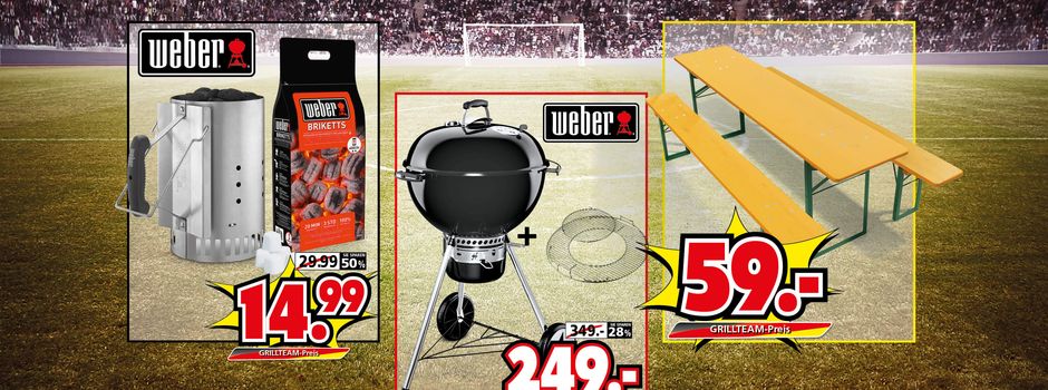 Perfekte Grillabende – Jetzt sparen mit dem Segmüller WM-Grillteam