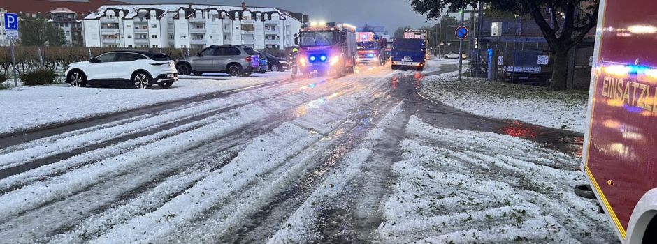 Unwetter wütet über Worms