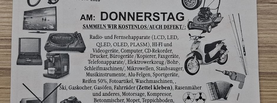 Vorsicht vor illegalen Sammelaktionen in Zierow