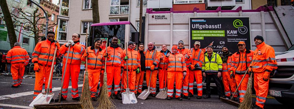 Müll-Mengen an Rosenmontag: So wird Mainz wieder gereinigt