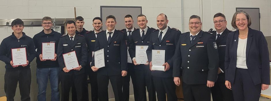 Beförderungen bei der Feuerwehr