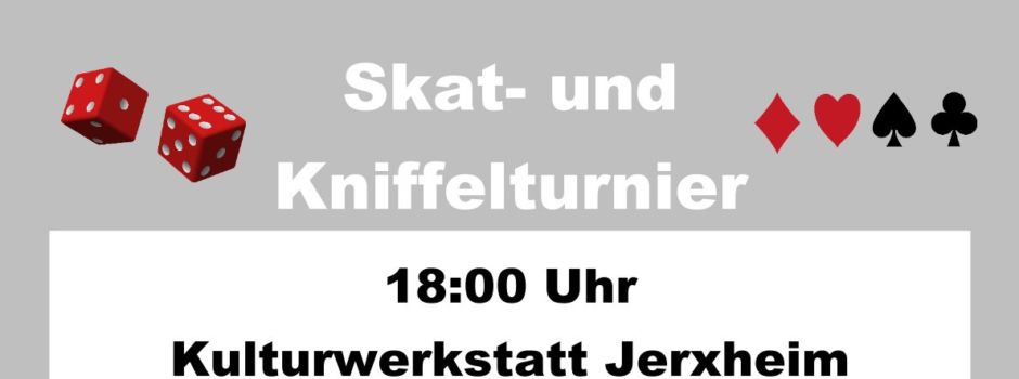 Skat und Kniffelturnier