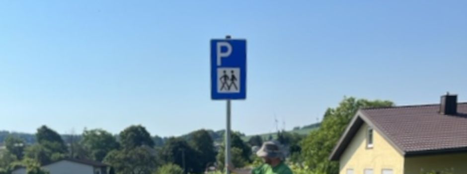 Wanderparkplatz in Gehlert
