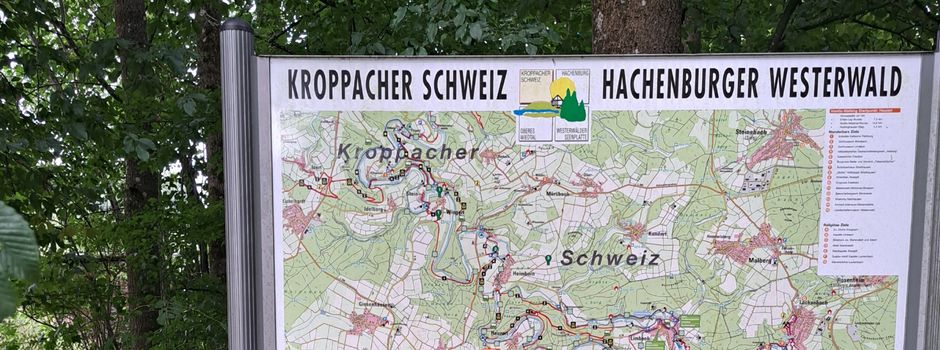 Hinterlassenschaften am Westerwaldsteig in Heimborn