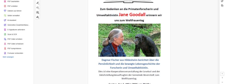 Zum Weltfrauentag: Dagmar Fischer