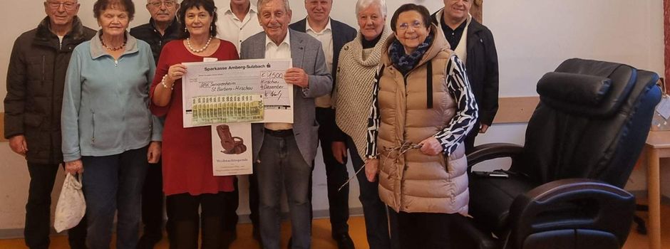 Förderkreis Altenhilfe überreicht bei Barbara-Feier großzügiges Geschenk an Seniorenheim