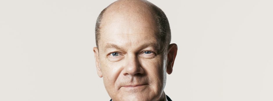 Bundeskanzler Olaf Scholz kommt nach Wiesbaden