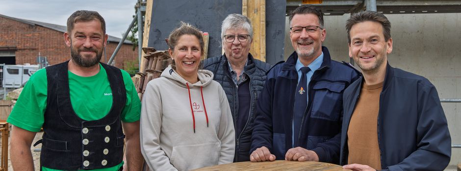 Richtfest für das neue Feuerwehrhaus in Lemmie