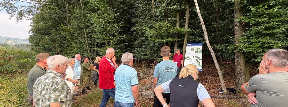 Lehrreiche Waldbegehung: Was am Hühnerberg zu sehen war