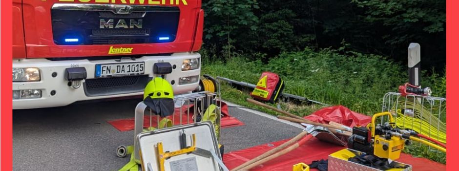 Einsatz der Freiwilligen Feuerwehr