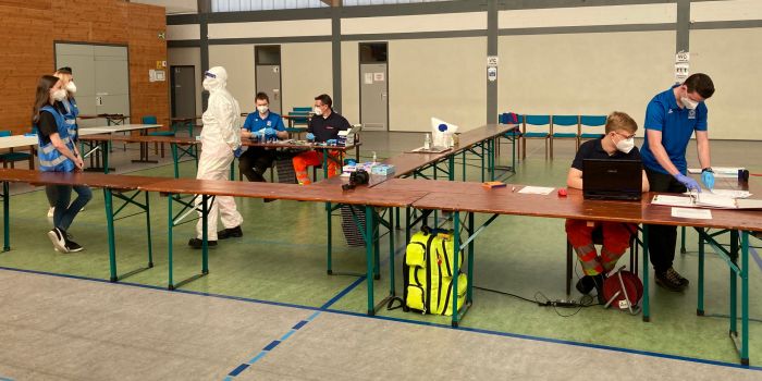 Testaktion an Weihnachten