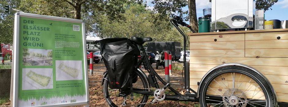 Elsässer Platz in Wiesbaden: Infos über Neugestaltung an Fahrrad-Café